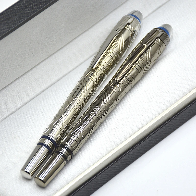 New Arrival MB Star-Walk Blue Crystal Rollerball Pen Ballpoint Pen Plating Relief Office Writing Fountain Pen With Serial Number
New Arrival MB Star-Walk Blue Crystal Rollerball Pen Ballpoint Pen Plating Relief Office Writing Fountain Pen With Serial Number