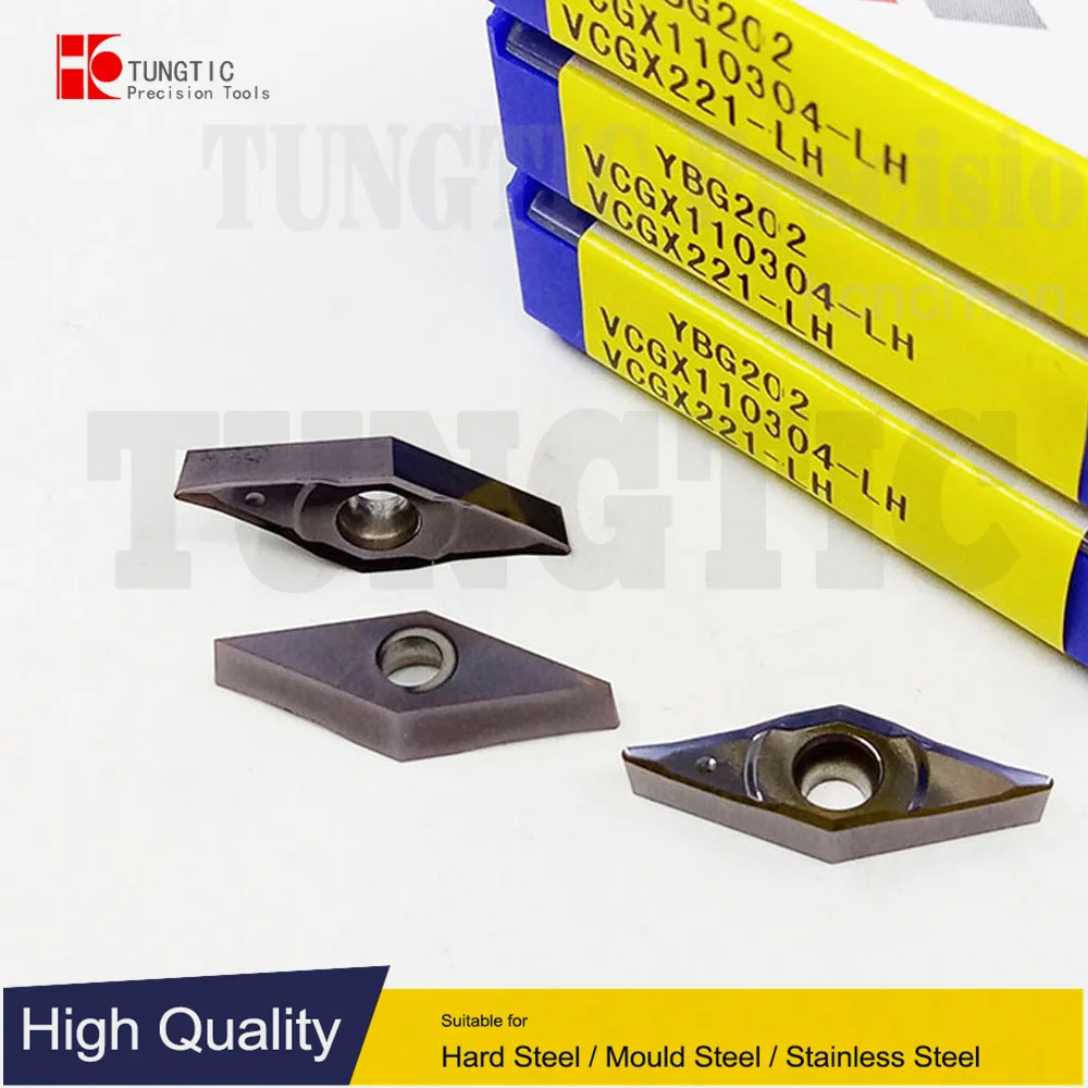 TUNGTIC VCGX110304-LH VCGX 110304-LH Turning Inserts Carbide Cutter For Cast Iron
TUNGTIC VCGX110304-LH VCGX 110304-LH Turning Inserts Carbide Cutter For Cast Iron