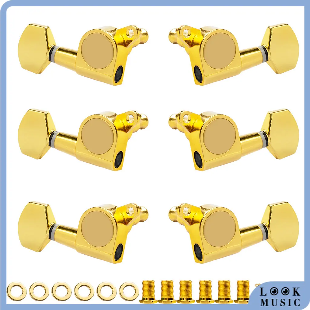 Acoustic Guitar Tuning Pegs Mechine Heads Tuners For Electric/Acoustic Guitar Tuning Pegs DIY Guitar Accessories-Gold Pegs 3L3R
Acoustic Guitar Tuning Pegs Mechine Heads Tuners For Electric/Acoustic Guitar Tuning Pegs DIY Guitar Accessories-Gold Pegs 3L3R