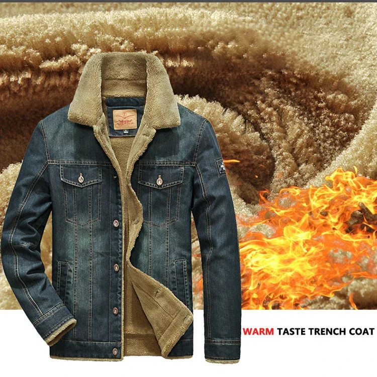 Winter Denim Jacket Men Windbreaker Fleece Thick Warm Men's Jacket Outwear Jeans Coat Male Multi-pockets Cowboy Clothing 3 Mallzona Sf1f145d65d894b93a647a8be9b3d87dfX Winter Denim Jacket Men Windbreaker Fleece Thick Warm Men's Jacket Outwear Jeans Coat Male Multi-pockets Cowboy Clothing Mallzona