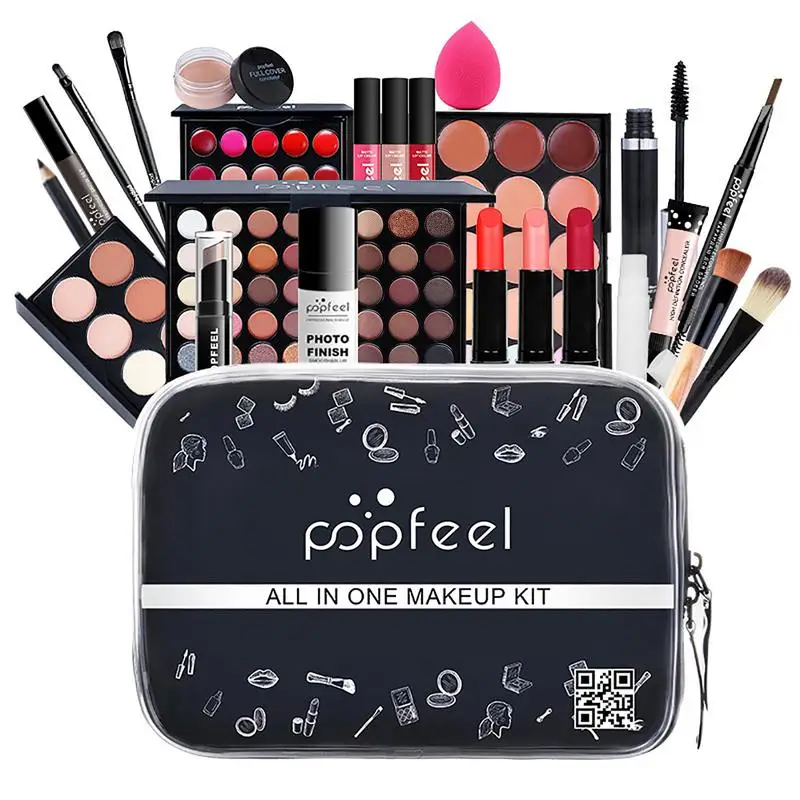 Make Up Sets Beauty Multi-purpose Lipstick Eyeshadow Eyebrow Pencil Lip Gloss Foundation Makeup Brush Powder Puff Cosmetics Kit
Make Up Sets Beauty Multi-purpose Lipstick Eyeshadow Eyebrow Pencil Lip Gloss Foundation Makeup Brush Powder Puff Cosmetics Kit