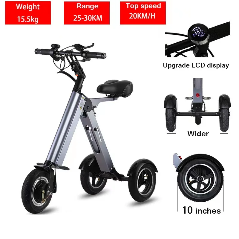 10-Inch Big Wheels K7-10 Electric Bike With Gift Folding Portable, Durable, Rechargeable, Safe And Stable Tricycle
10-Inch Big Wheels K7-10 Electric Bike With Gift Folding Portable, Durable, Rechargeable, Safe And Stable Tricycle
