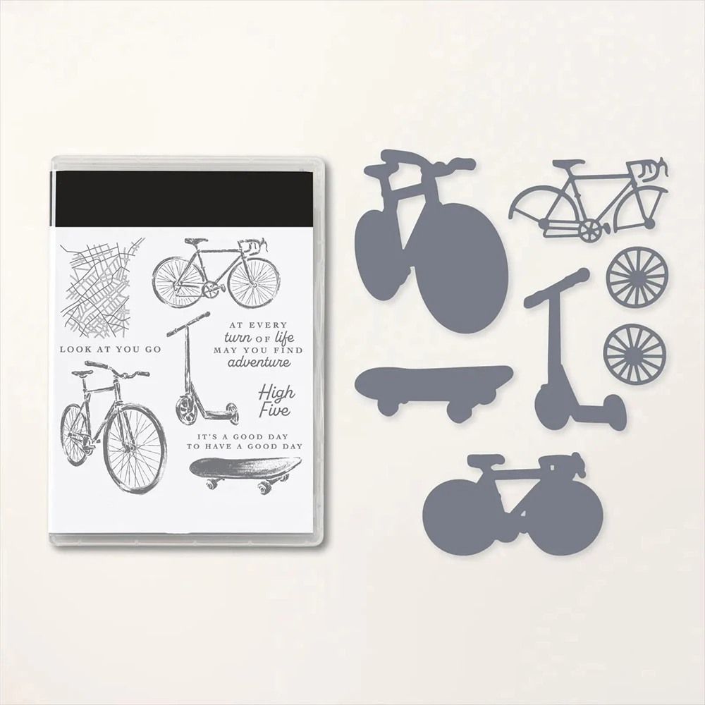 New Arrival Bicycle Metal Cutting Dies Sets and Clear Stamps for DIY Scrapbooking Card Crafts Making Photo Album Decoration
New Arrival Bicycle Metal Cutting Dies Sets and Clear Stamps for DIY Scrapbooking Card Crafts Making Photo Album Decoration
