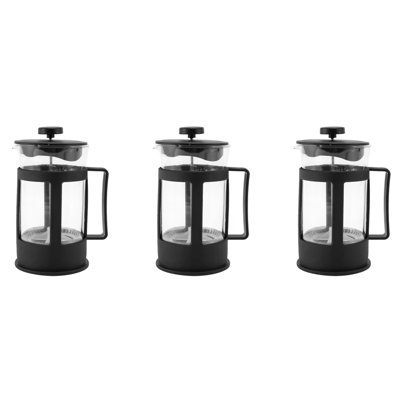3X Glass French Press Coffee Tea Maker, 600Ml Coffee Press, Borosilicate Glass With Heat Resistant Handle Retail
3X Glass French Press Coffee Tea Maker, 600Ml Coffee Press, Borosilicate Glass With Heat Resistant Handle Retail