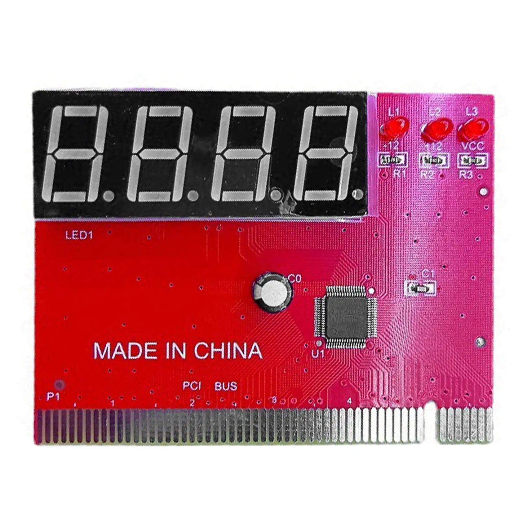 Компьютер PCI Тестовая карта материнская плата светодиодный 4-значный диагностический тестер отладочная карта ПК анализатор
Компьютер PCI Тестовая карта материнская плата светодиодный 4-значный диагностический тестер отладочная карта ПК анализатор