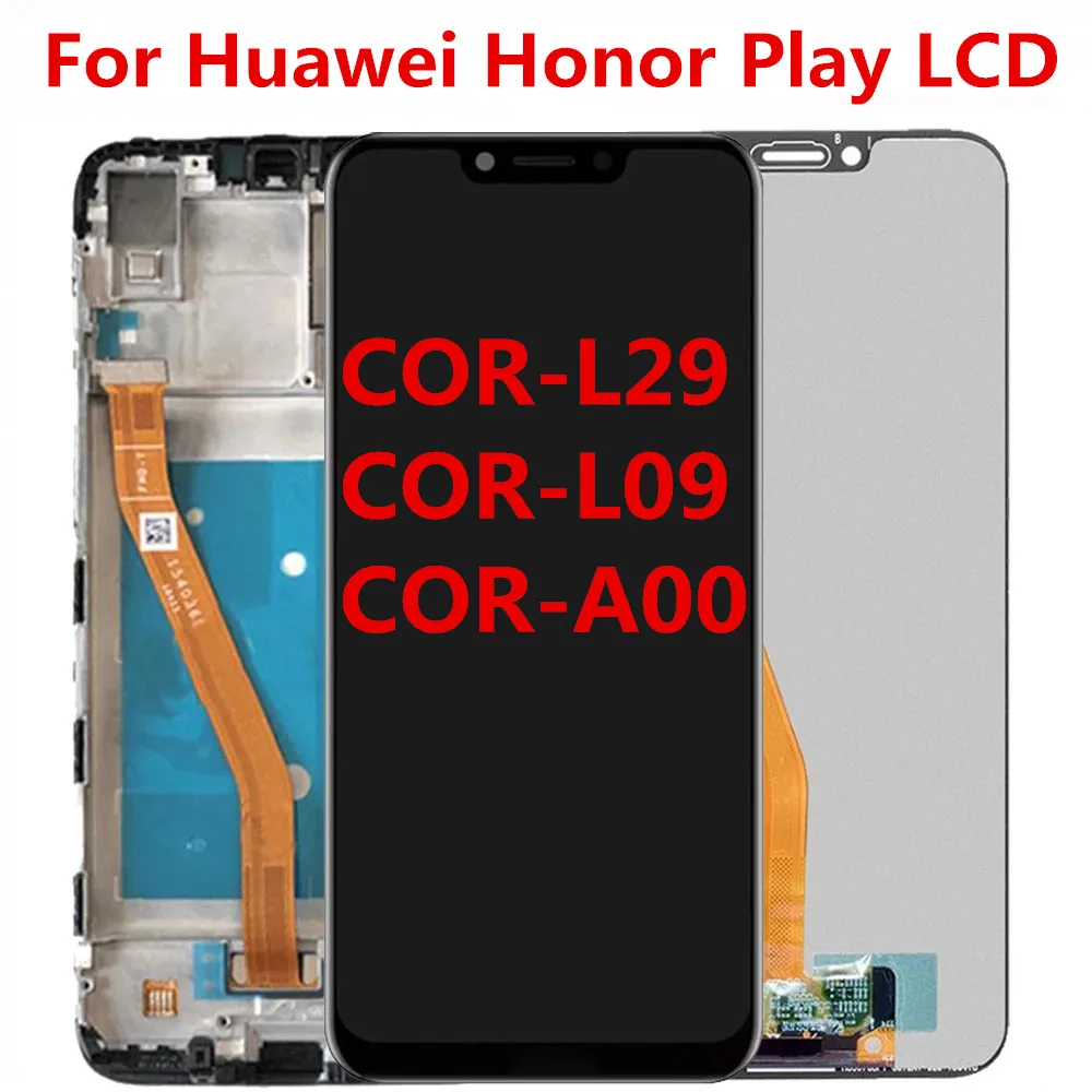 ЖК-дисплей 6,3 дюйма для Huawei Honor Play, сенсорная панель, дигитайзер, Φ с рамкой для honor play LCD
ЖК-дисплей 6,3 дюйма для Huawei Honor Play, сенсорная панель, дигитайзер, Φ с рамкой для honor play LCD