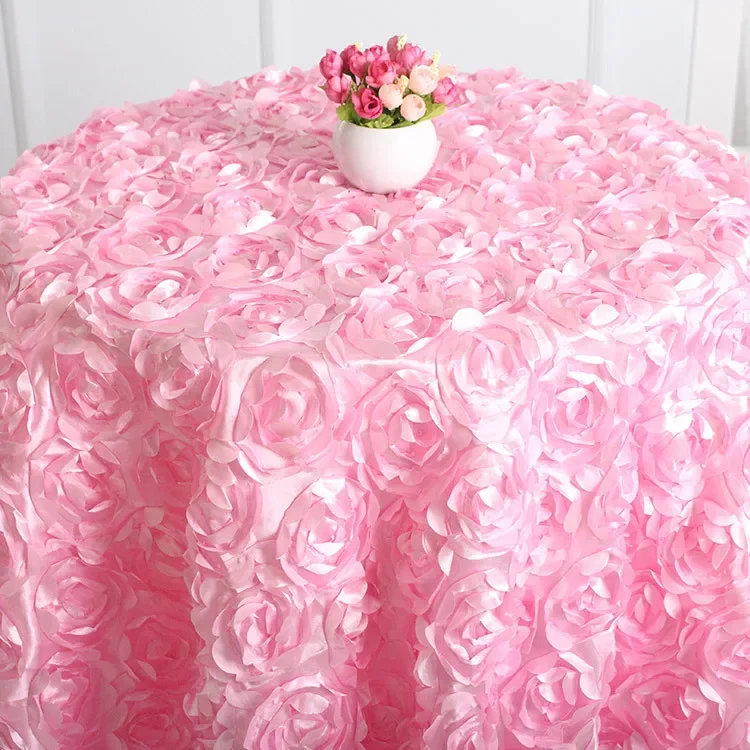 Round Three-dimensional Rose Flower Tablecloth Table Cover Romantic Petal Table Cloth for Wedding Cake Table Banquet Decoration
Round Three-dimensional Rose Flower Tablecloth Table Cover Romantic Petal Table Cloth for Wedding Cake Table Banquet Decoration