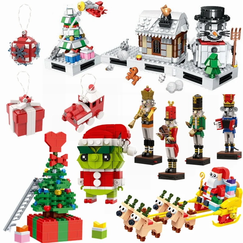 Рождественские подарки, поезд, Санта-Клаус, лось, сани, модель рождественской елки, строительные блоки, игрушки для детей, рождественский подарок, новый год
Рождественские подарки, поезд, Санта-Клаус, лось, сани, модель рождественской елки, строительные блоки, игрушки для детей, рождественский подарок, новый год