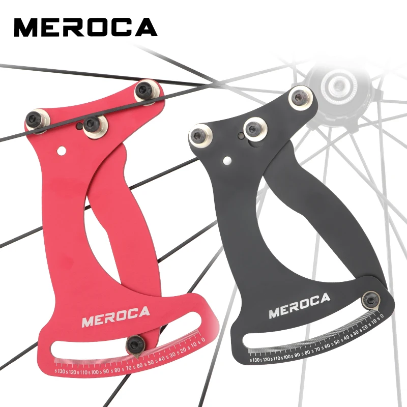 

MEROCA Bicycle Spoke Tension Meter Rim Spokes Wrench Wheel Radius Strength Checker Aero Round Rays Indicator Accurate TooI