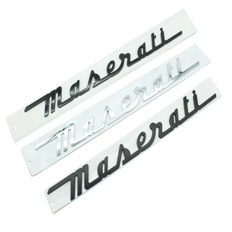 Maser ati Car Sticker For Maserati Ghibli Q4 GTS modification decal rear door English standard logo decoration label accessories
Maser ati Car Sticker For Maserati Ghibli Q4 GTS modification decal rear door English standard logo decoration label accessories