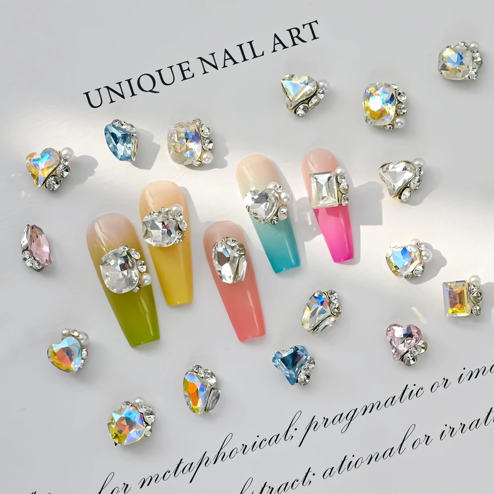 10Pcs Luxury Transparent Pile Diamond Rhinestone Nail Art Decoration 3D Flash Crystal Glass Gems Stone Charms Nail Parts Suplies
10Pcs Luxury Transparent Pile Diamond Rhinestone Nail Art Decoration 3D Flash Crystal Glass Gems Stone Charms Nail Parts Suplies