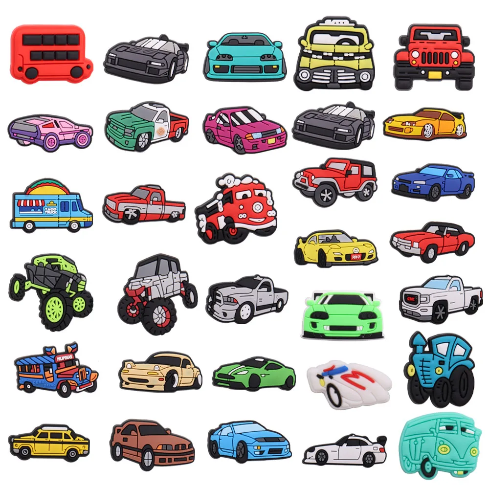 Wholesale 50Pcs Mix Transportation Car Shoe Charms Accessories Kids Cool Shoe Buckle Decoration Fit Croc Jibz Shoes
Wholesale 50Pcs Mix Transportation Car Shoe Charms Accessories Kids Cool Shoe Buckle Decoration Fit Croc Jibz Shoes