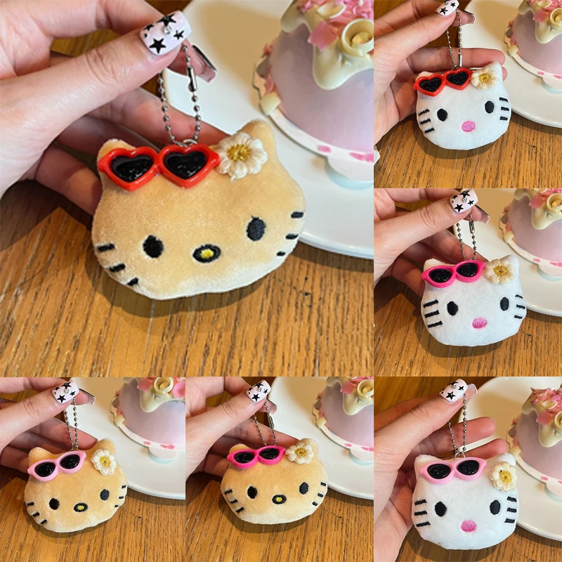 Симпатичная плюшевая кукла Hello Kitty Sanrio, брелок, мультяшный Кот КТ, подвеска, мягкие плюшевые брелоки, аксессуары для сумки, подарок для девочек, детская игрушка 
Симпатичная плюшевая кукла Hello Kitty Sanrio, брелок, мультяшный Кот КТ, подвеска, мягкие плюшевые брелоки, аксессуары для сумки, подарок для девочек, детская игрушка