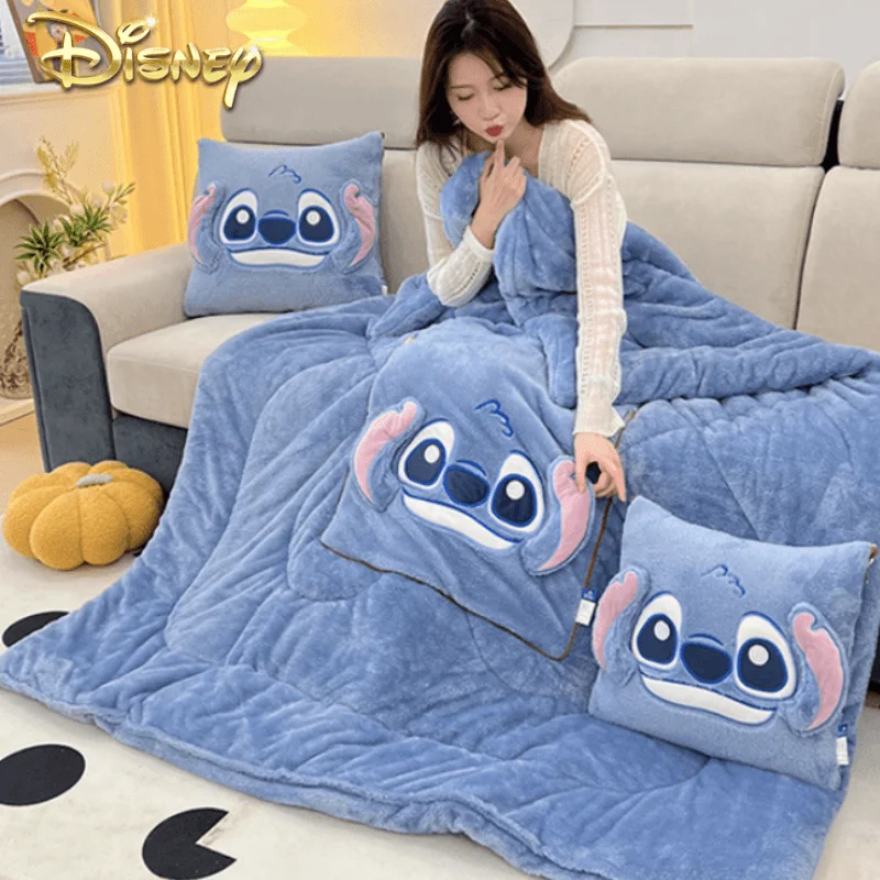 Disney Stitch Throw Pillow Blankets Two In One Kawaii Flannel Pillow Thickened Nap Blanket Living Room Bedroom Decoration Gifts
Disney Stitch Throw Pillow Blankets Two In One Kawaii Flannel Pillow Thickened Nap Blanket Living Room Bedroom Decoration Gifts