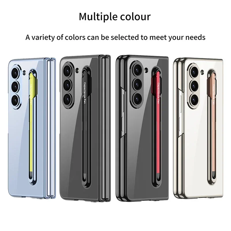 Стеклянный чехол для сенсорного экрана для Samsung Galaxy Z Fold 5, роскошный чехол с прозрачным покрытием для Z Fold5 S Pen 2023
Стеклянный чехол для сенсорного экрана для Samsung Galaxy Z Fold 5, роскошный чехол с прозрачным покрытием для Z Fold5 S Pen 2023