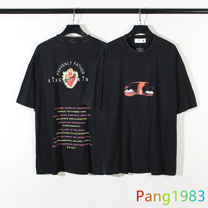 2024ss Vintage SAINT MICHAEL T-shirt Men Women Eye Pattern Logo T Shirt Washed Round Neck Tee Heavy Fabric Top
2024ss Vintage SAINT MICHAEL T-shirt Men Women Eye Pattern Logo T Shirt Washed Round Neck Tee Heavy Fabric Top