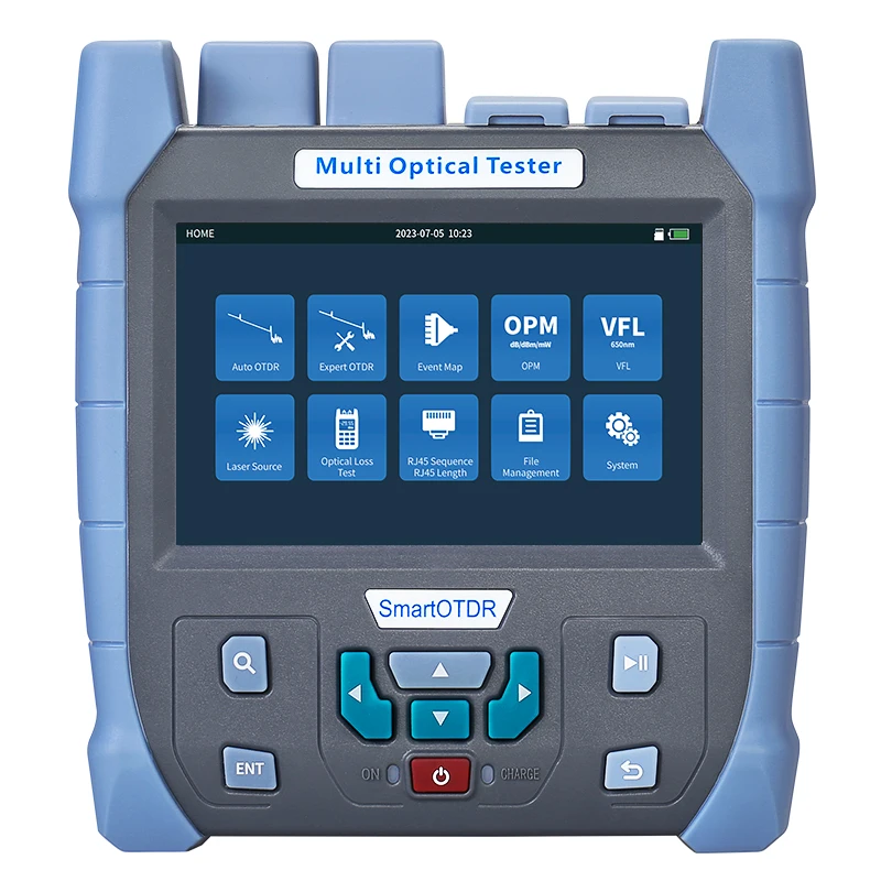 COMPTYCO AUA700/715/716/783U/A single mode multimode 9-in-1 function 100km optical time domain reflectometer With OPM VFL OTDR
COMPTYCO AUA700/715/716/783U/A single mode multimode 9-in-1 function 100km optical time domain reflectometer With OPM VFL OTDR