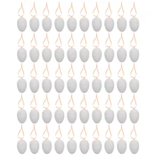 50pcs Easter Egg Decors Easter Party DIY Hand-painted Eggs Pendent Hanging Decor
50pcs Easter Egg Decors Easter Party DIY Hand-painted Eggs Pendent Hanging Decor