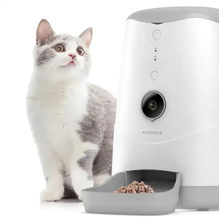 Custom Logo Wifi Remote Control 6L Dog Food Bowl Feeder Microchip Automatic Timing Smart Pet Feeder
Custom Logo Wifi Remote Control 6L Dog Food Bowl Feeder Microchip Automatic Timing Smart Pet Feeder