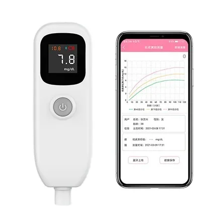 OEM support Transcutaneous Bilirubinometer Bilirubin Meter Baby Jaundice Detector Neonatal Jaundice meter
OEM support Transcutaneous Bilirubinometer Bilirubin Meter Baby Jaundice Detector Neonatal Jaundice meter