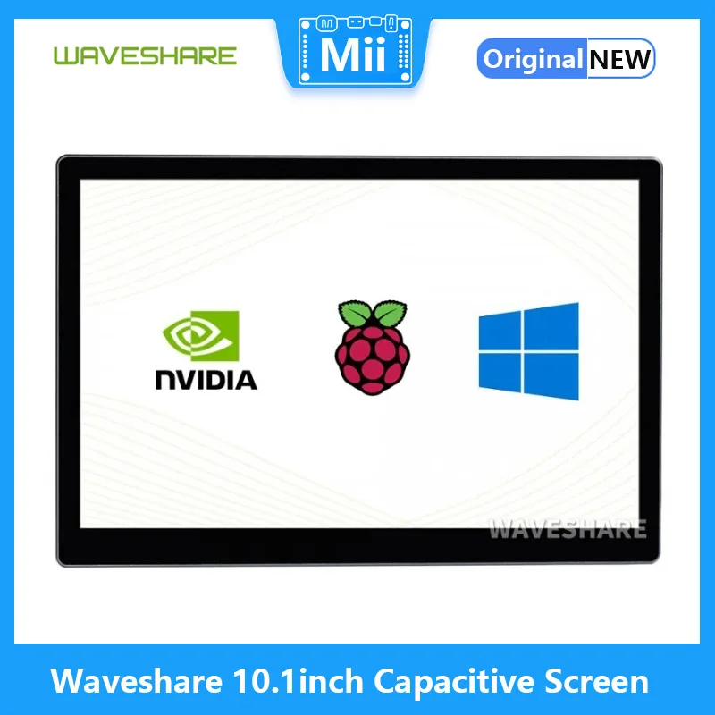 

Waveshare 10.1inch Capacitive Touch Screen LCD (E), 1024*600, HDMI, Fully Laminated Screen, Supports Raspberry Pi, Jetson Nano