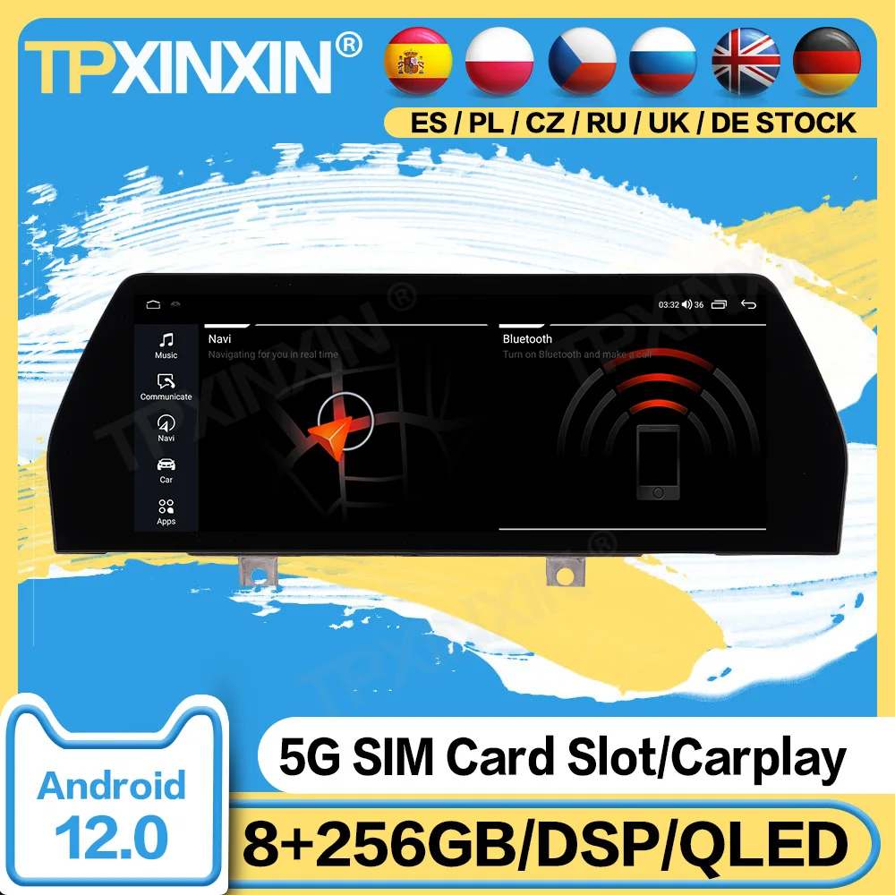 8 Core Car Radio With Bluetooth Stereo Receiver Automotive Android 12 For BMW X5 2014 2015 2016 2017 GPS Navi Screen Head Unit 
8 Core Car Radio With Bluetooth Stereo Receiver Automotive Android 12 For BMW X5 2014 2015 2016 2017 GPS Navi Screen Head Unit