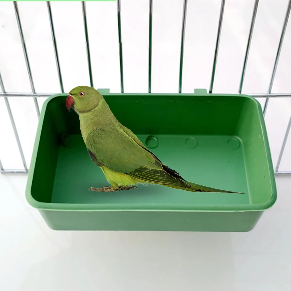 Bird Food Tray Parrot Bathtub Animal Multifunction Cage Standing Wash Shower Box Bird Toys Pet Bird Cleaning Products Birdcage Bird Food Tray Parrot Bathtub Animal Multifunction Cage Standing Wash Shower Box Bird Toys Pet Bird Cleaning Products Birdcage