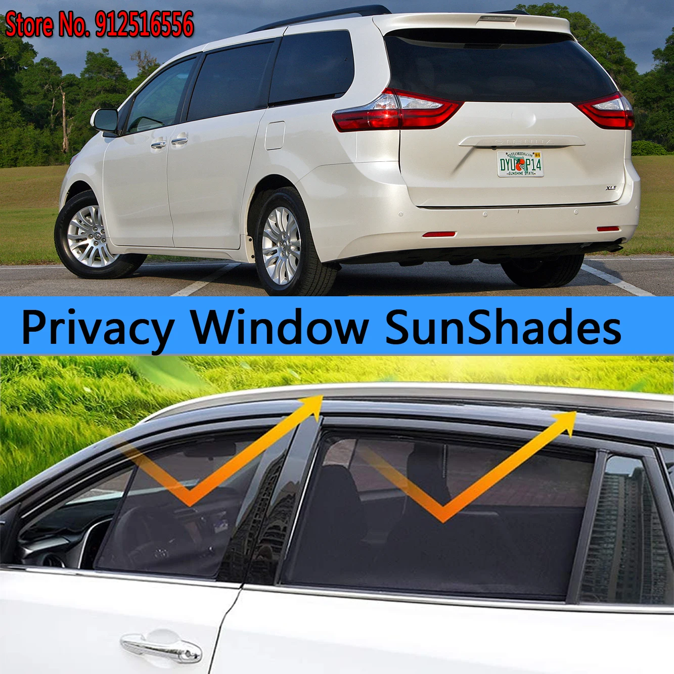 Side Sun Shade Shading Protection Window SunShades Sunshield Accseeories For Toyota Sienna XLE SE XL30 30 2011 - 2020 2013 2014
Side Sun Shade Shading Protection Window SunShades Sunshield Accseeories For Toyota Sienna XLE SE XL30 30 2011 - 2020 2013 2014