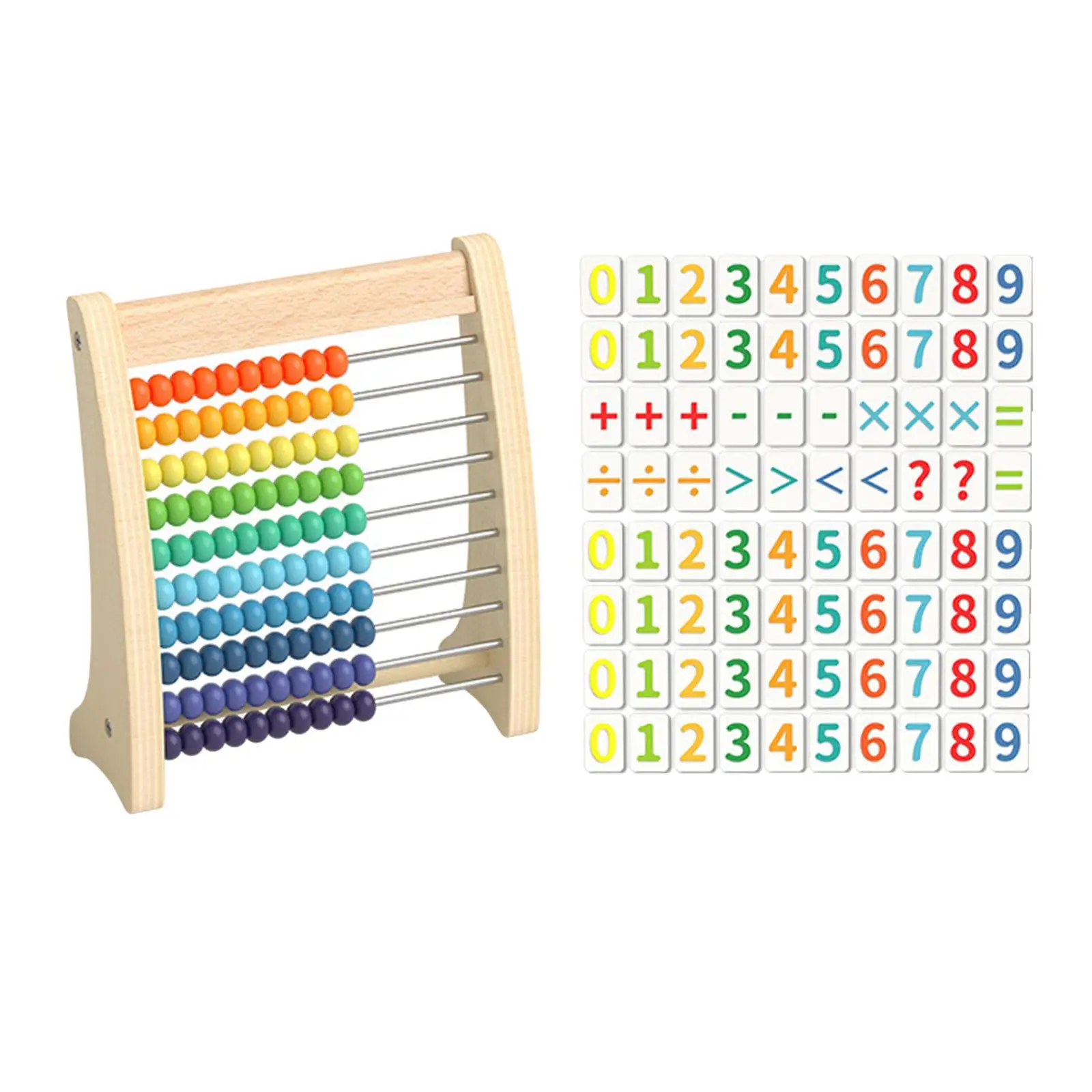 Colorful Wooden Abacus Ten Frame Set Bead Arithmetic Abacus Educational Toy for Children Kids Preschool Kindergarten Learning
Colorful Wooden Abacus Ten Frame Set Bead Arithmetic Abacus Educational Toy for Children Kids Preschool Kindergarten Learning
