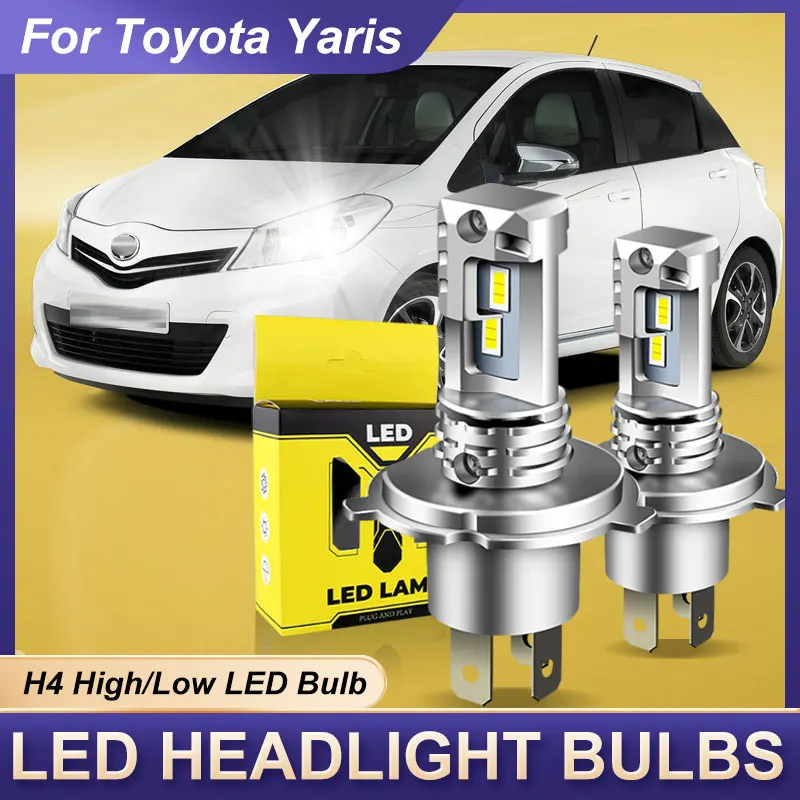 2pcs LED Headlight High/Low Beam Bulbs H4 9003 HB2 Bright Lamps CANbus 12000lm For Toyota Yaris 2006-2014 White 6000k
2pcs LED Headlight High/Low Beam Bulbs H4 9003 HB2 Bright Lamps CANbus 12000lm For Toyota Yaris 2006-2014 White 6000k