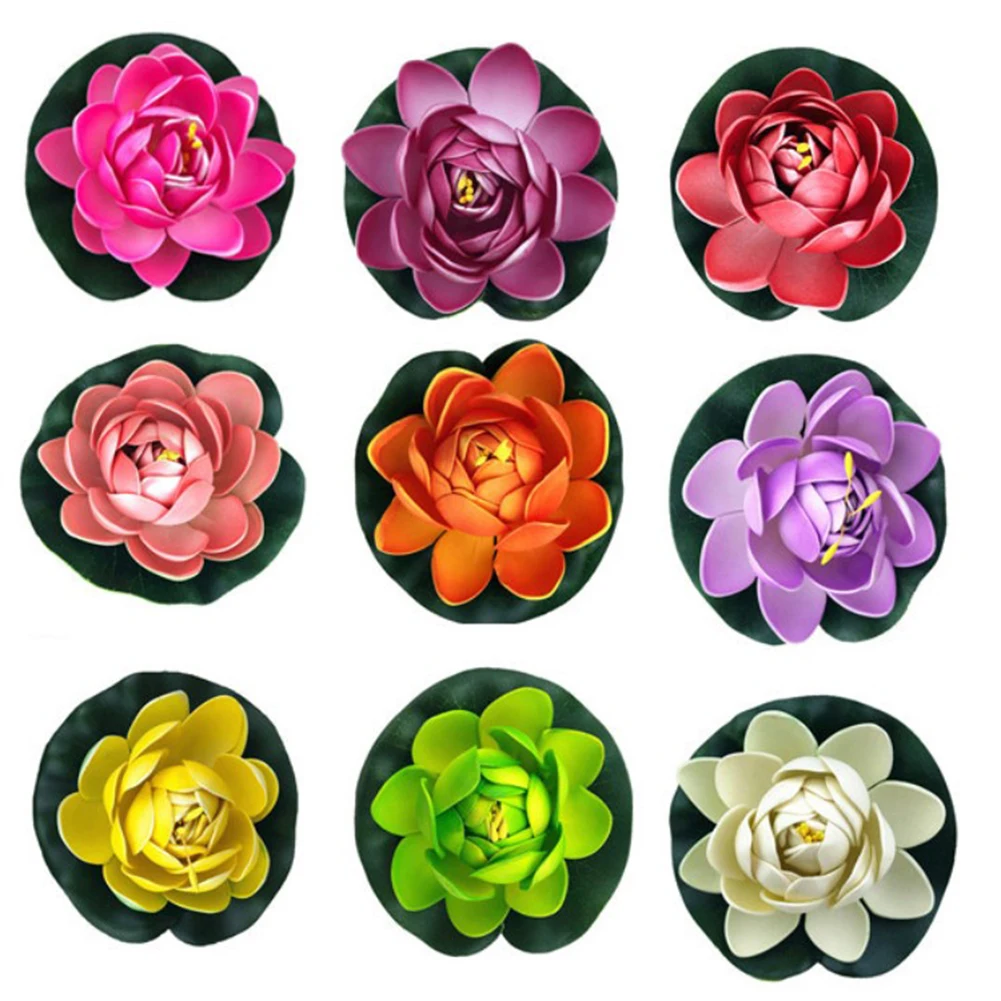 10pcs Lotus Artificial Flower Floating Fake Lotus Plant Lifelike Water Lily Micro Landscape For Home Pond Garden Decor
10pcs Lotus Artificial Flower Floating Fake Lotus Plant Lifelike Water Lily Micro Landscape For Home Pond Garden Decor