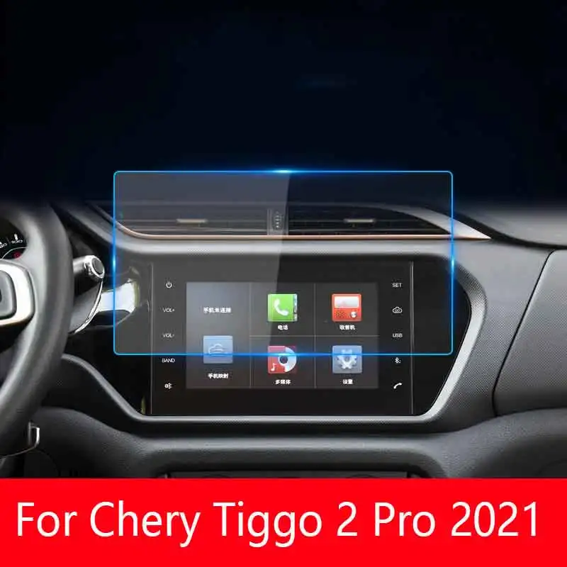 

For Chery Tiggo 2 Pro 2021 Car Radio GPS Navigation Tempered Glass Screen Protector Film Auto Interior Accessories