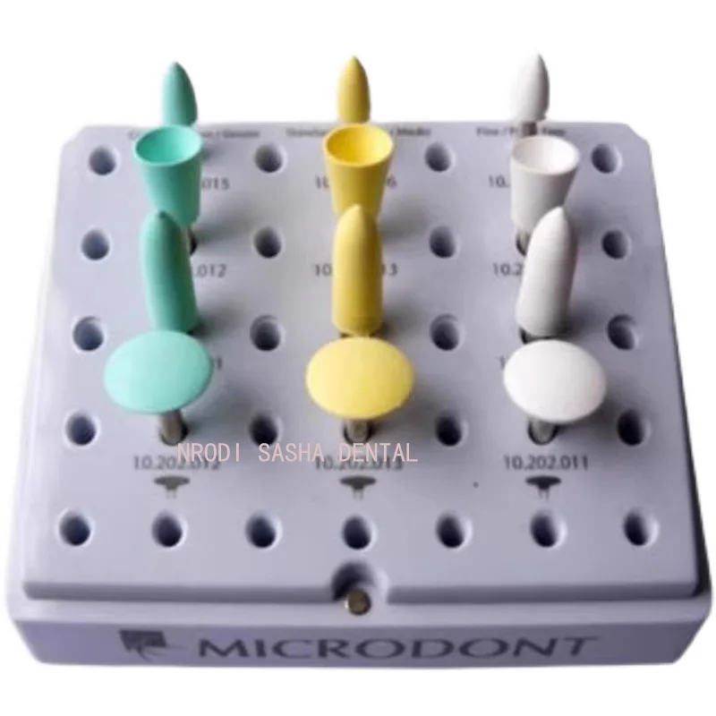 MICRODONT Low Speed Machine Resin Polishing Head /Cup/Disc Dental Composite Resin Polishing/Finishing /Grinding Kit 12Pcs/Set
MICRODONT Low Speed Machine Resin Polishing Head /Cup/Disc Dental Composite Resin Polishing/Finishing /Grinding Kit 12Pcs/Set