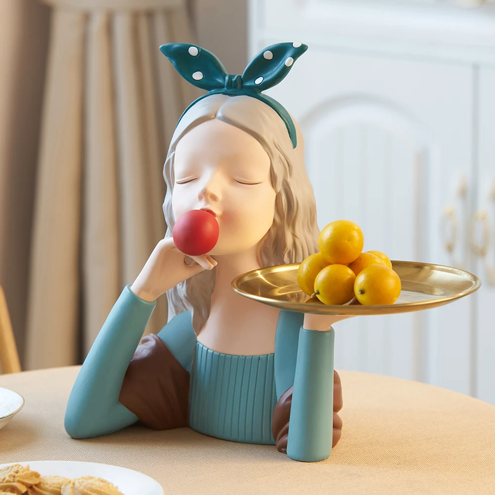 Nordic Princess Storage Tray Decor Bubble Aesthetic Girl Statues Fruit Plate Character Model Sculpture Living Room Accessories
Nordic Princess Storage Tray Decor Bubble Aesthetic Girl Statues Fruit Plate Character Model Sculpture Living Room Accessories