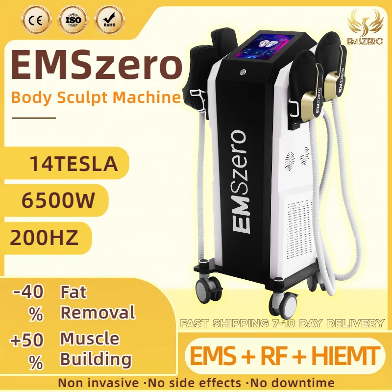 

EMSzero Body Sculpt Muscle 6500W 200HZ HI-EMT Slimming Machine Muscle Scuplting EMSZero CE Certification Optional Pelvic Cushion