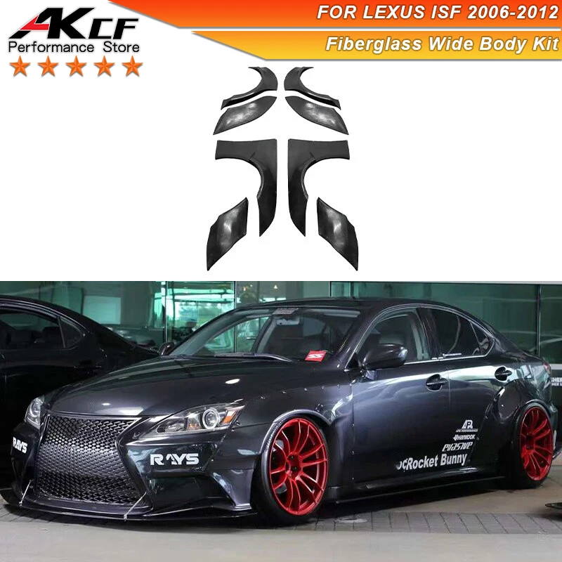 Fiberglass Wide Body Kit For Lexus ISF 2006-2012 Upgrade Aerodynamic Performance Kit Fender Wheel Bump Arch Wide Body Auto Parts
Fiberglass Wide Body Kit For Lexus ISF 2006-2012 Upgrade Aerodynamic Performance Kit Fender Wheel Bump Arch Wide Body Auto Parts