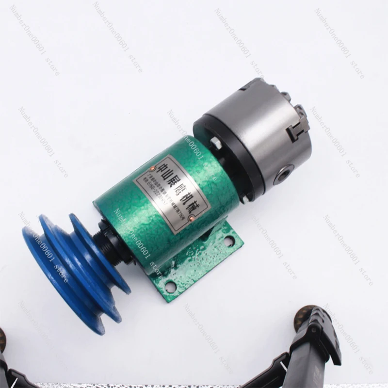 Household lathe spindle assembly DIY small woodworking rotating seat 80 three-jaw chuck flange pulley 
Household lathe spindle assembly DIY small woodworking rotating seat 80 three-jaw chuck flange pulley