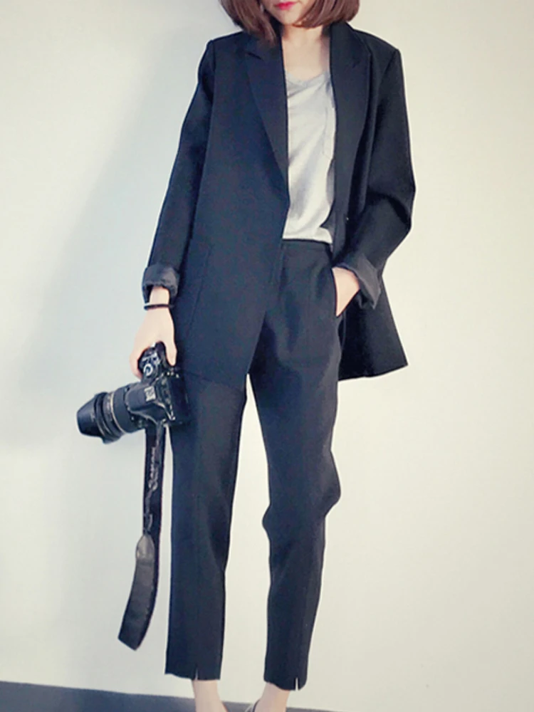 Spring Summer Elegant Women Blazer Pantsuit Office Ladies Business Workwear Casual Jackets Two Pieces Set Female Fashion Outfits
Spring Summer Elegant Women Blazer Pantsuit Office Ladies Business Workwear Casual Jackets Two Pieces Set Female Fashion Outfits