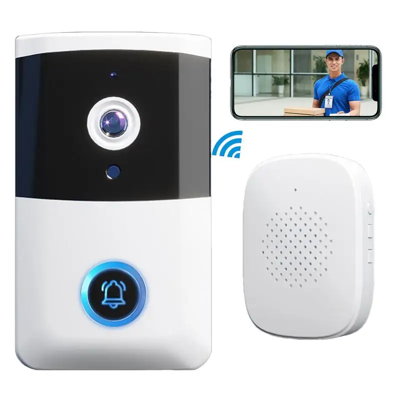 

Умный дверной звонок, беспроводная камера безопасности, визуальные дверные звонки, беспроводная видеокамера безопасности, умный дверной звонок, камера высокого разрешения
