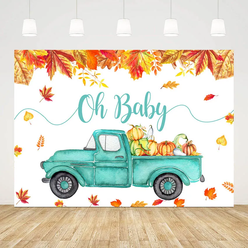 Mehofond Autumn Maple Little Pumpkin Green Truck Photocall Backdrop Stand Harvest Baby Photography Background Photo Studio Shoot
Mehofond Autumn Maple Little Pumpkin Green Truck Photocall Backdrop Stand Harvest Baby Photography Background Photo Studio Shoot