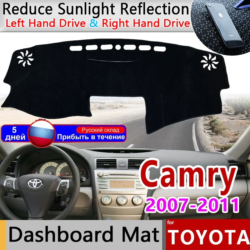 Крышка приборной панели ковра для Toyota Camry Sedan SE XLE XV40 2007 ~ 2011 коврик Солнцезащитная Подушка Анти-УФ автомобильные аксессуары
Крышка приборной панели ковра для Toyota Camry Sedan SE XLE XV40 2007 ~ 2011 коврик Солнцезащитная Подушка Анти-УФ автомобильные аксессуары
