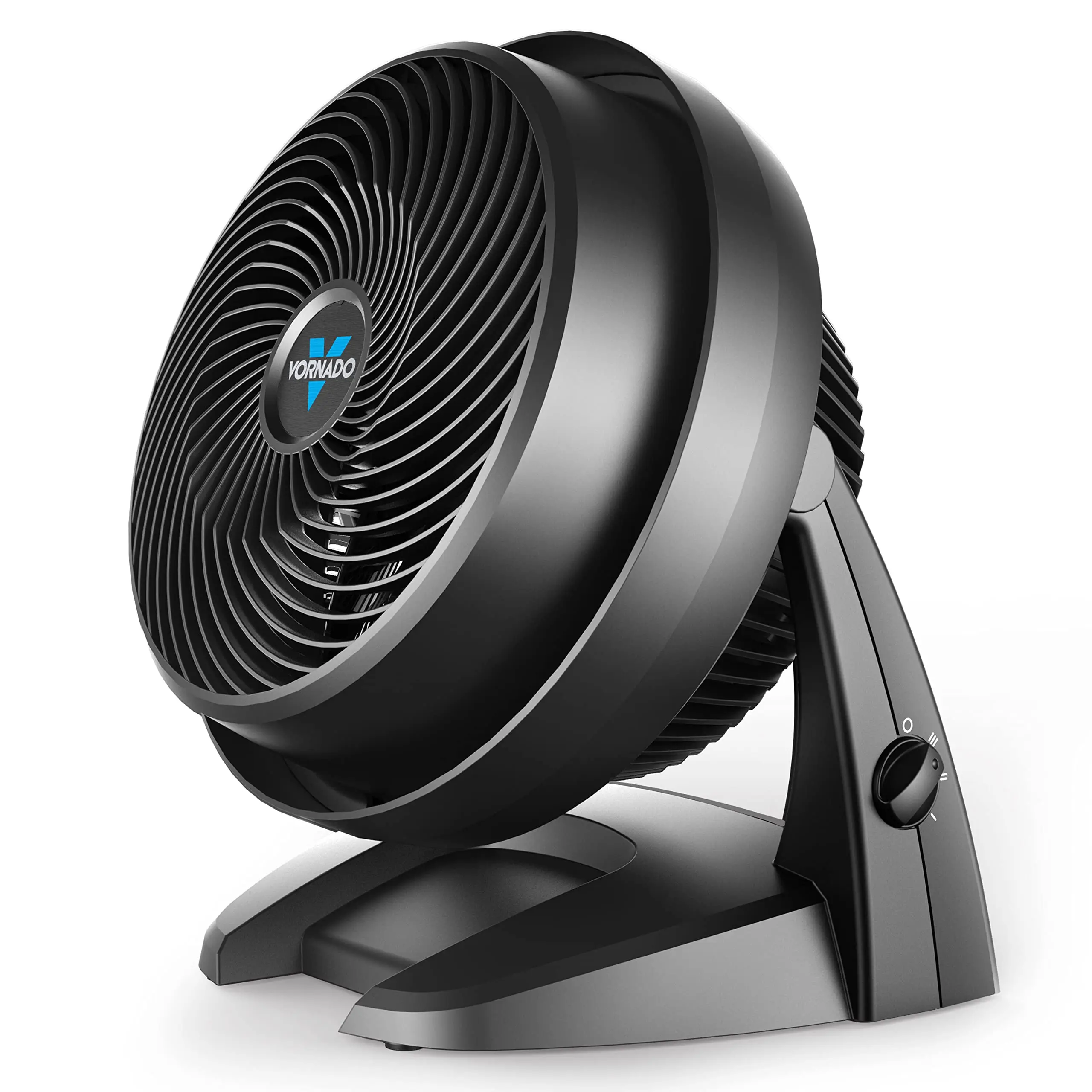 

630 Mid-Size Whole Room Air Circulator Fan for Home, 3 Speeds, Adjustable Tilt, Removable Grill, 9 Inch, Quiet Fan for Bedroom