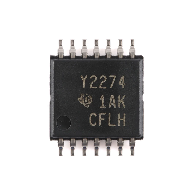 

10pcs/Lot TLC2274IPWR TSSOP-14 MARKING;Y2274 Operational Amplifiers-Op Amps Quad Low Noise R/R Operating Temperature:-55C-+ 125C