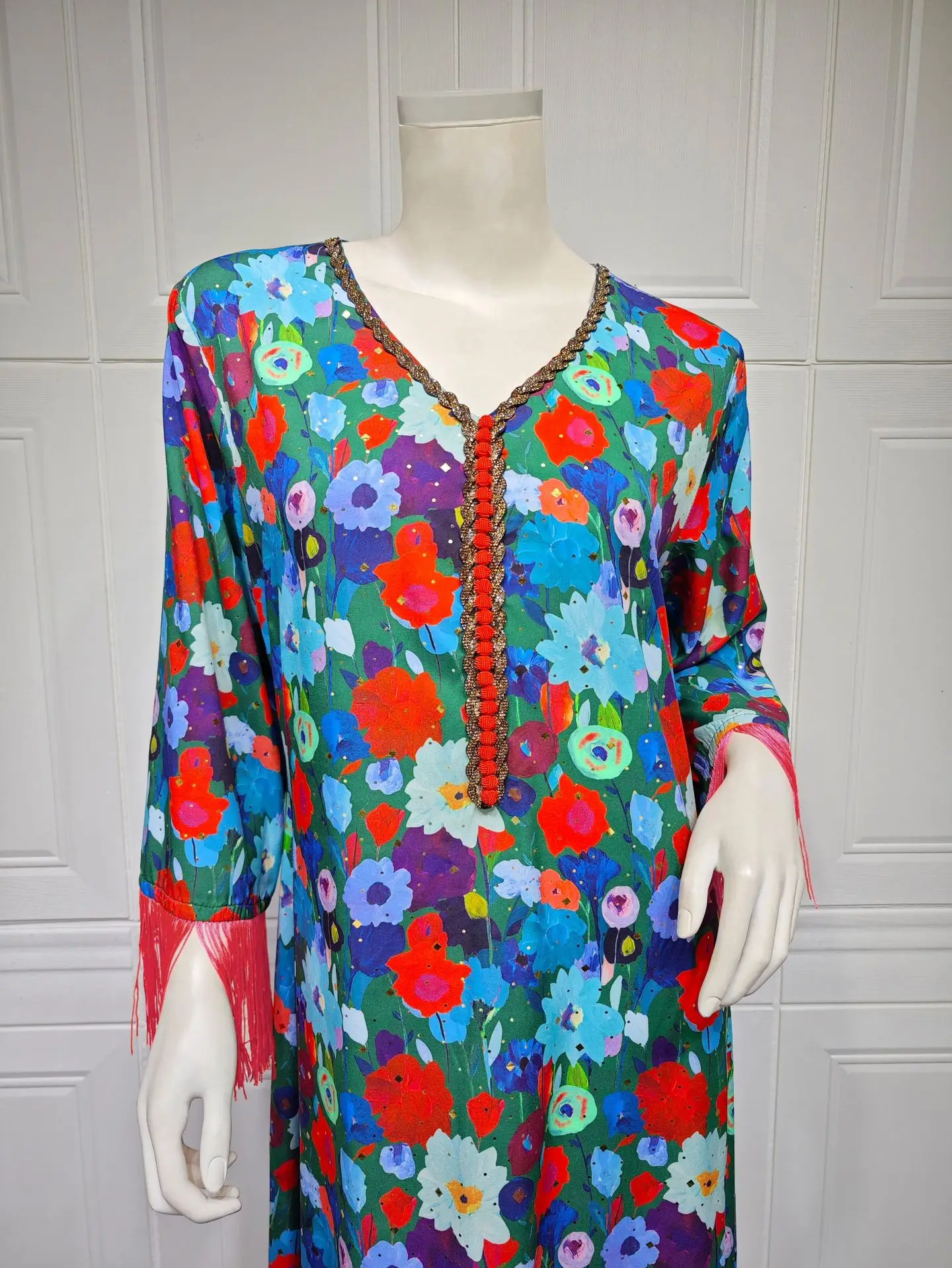 عيد مسلم شرابة فستان عبايات للنساء الماس جلابية المغرب فساتين الحفلات دبي عباية قفطان إسلام فيستدوس رداء عربي طويل عيد مسلم شرابة فستان عبايات للنساء الماس جلابية المغرب فساتين الحفلات دبي عباية قفطان إسلام فيستدوس رداء عربي طويل