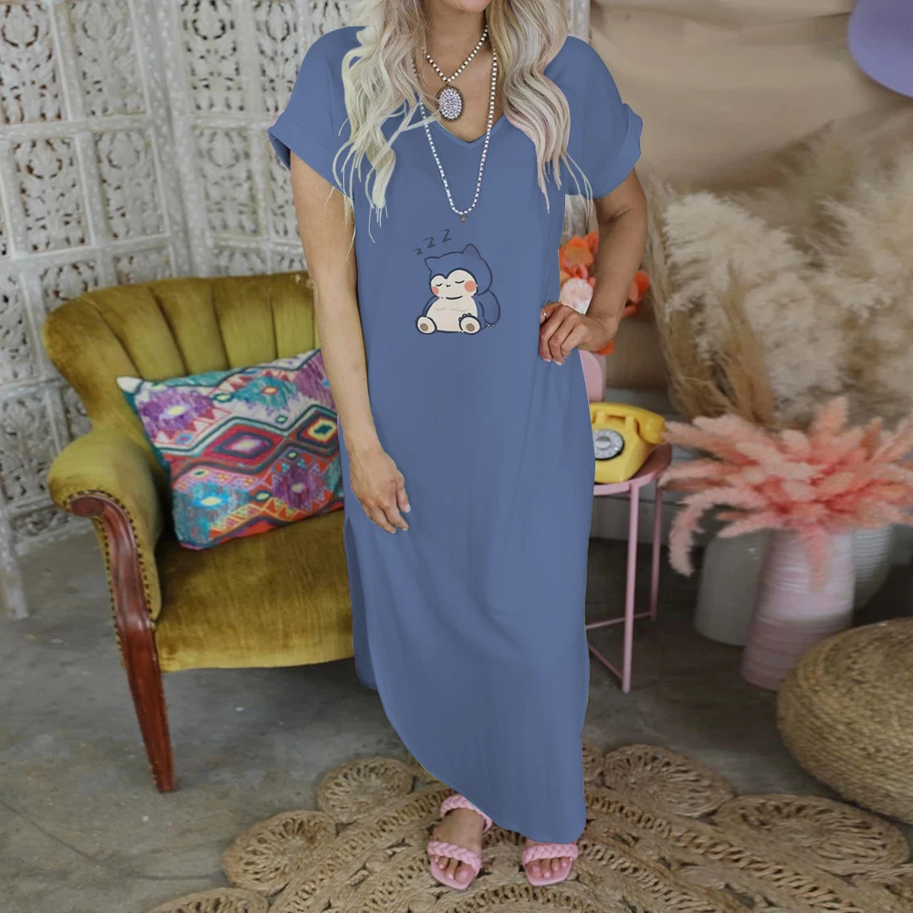 Summer Dresses for Women 2023 Pokemon Split Skirt Zevity Sexy Dress Cute Robe Print Pikachu Fashion Evening Elegant Maxi Print
Summer Dresses for Women 2023 Pokemon Split Skirt Zevity Sexy Dress Cute Robe Print Pikachu Fashion Evening Elegant Maxi Print