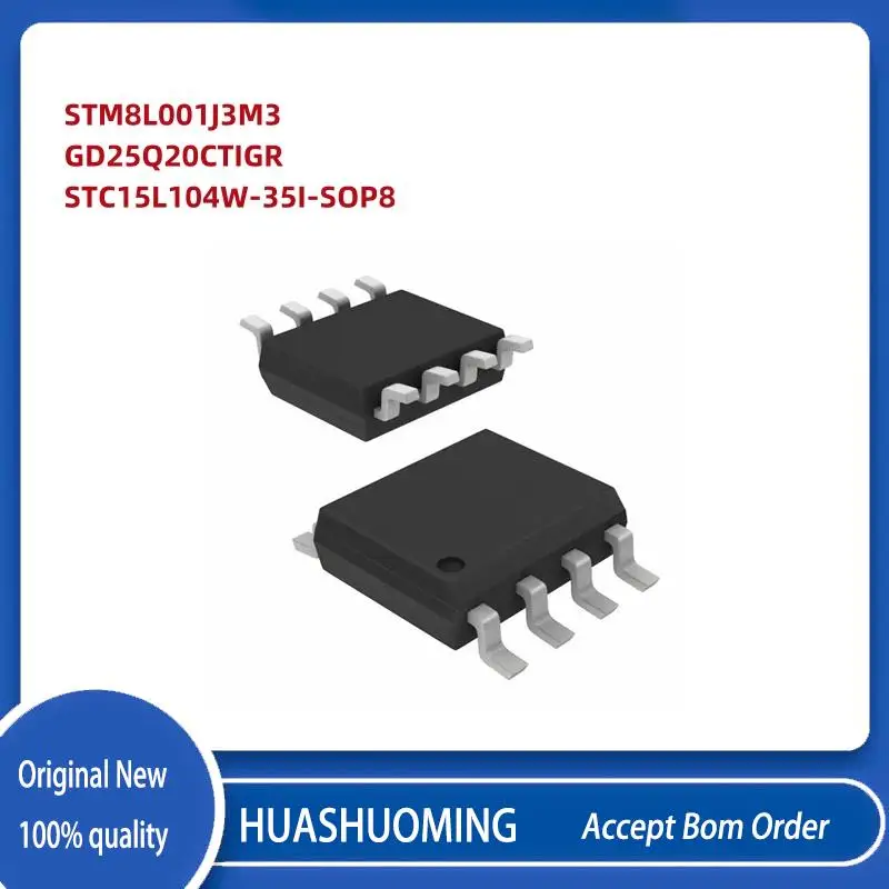 10 шт./партия STM8L001J3M3 STM8L001 J3M3 GD25Q20CTIGR GD25Q20CTI GD25Q20 STC15L104W-35I-SOP8 STC15L104W SOP-8
10 шт./партия STM8L001J3M3 STM8L001 J3M3 GD25Q20CTIGR GD25Q20CTI GD25Q20 STC15L104W-35I-SOP8 STC15L104W SOP-8