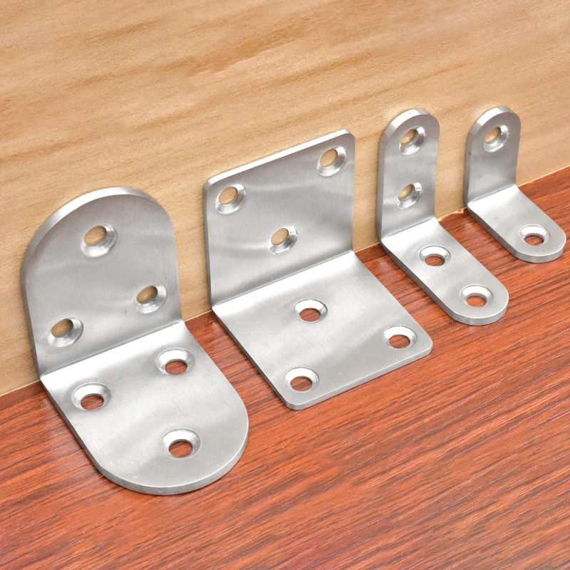 4PCS Stainless Steel 90 Degree Angle Bracket Corner Bracket Joint Bracket Fastener Furniture Door Cabinet Screen Wall with Screw
4PCS Stainless Steel 90 Degree Angle Bracket Corner Bracket Joint Bracket Fastener Furniture Door Cabinet Screen Wall with Screw