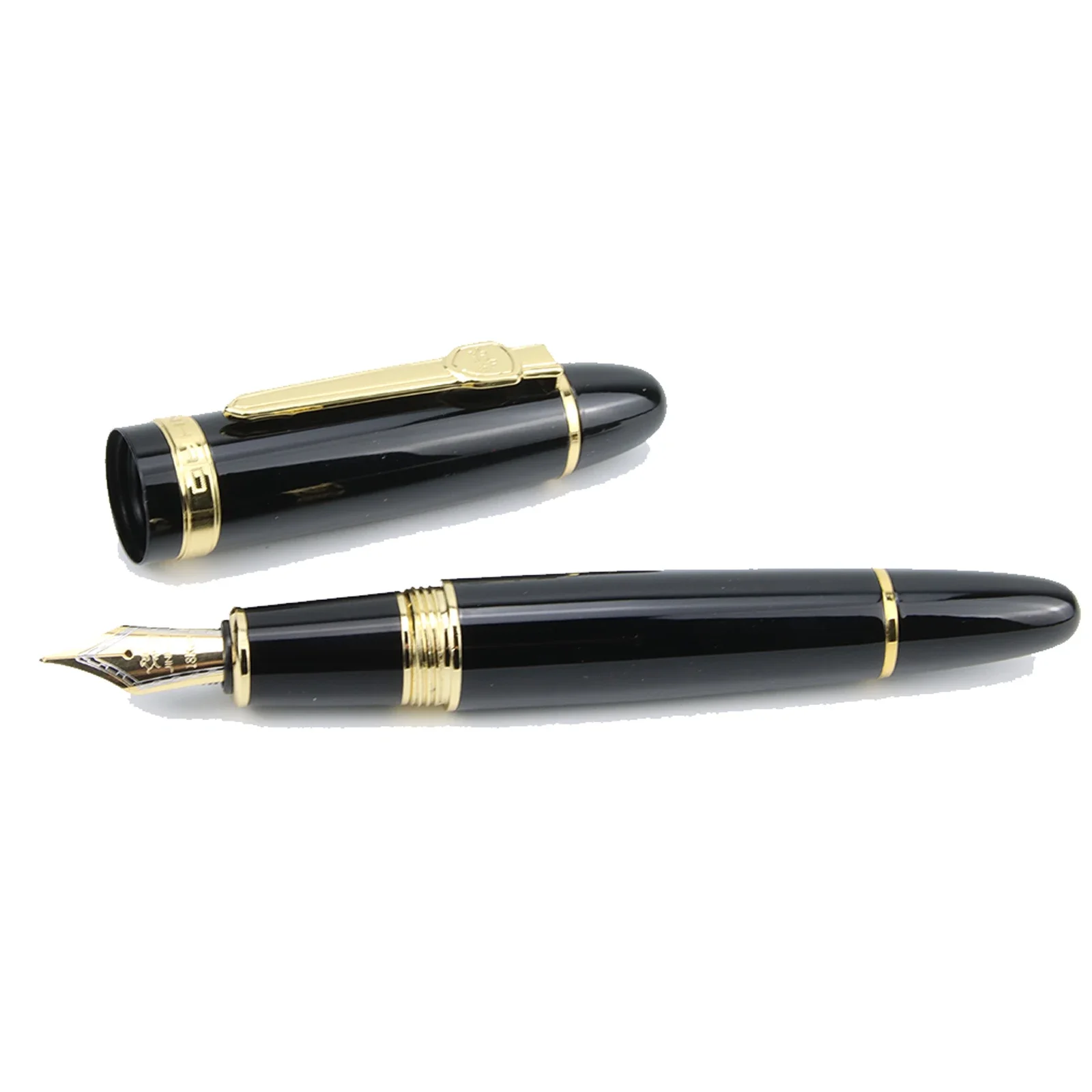 

Jinhao 159 Изысканная перьевая ручка с золотым наконечником Средний зажим школьные принадлежности офисные деловые принадлежности 0,5 мм перо