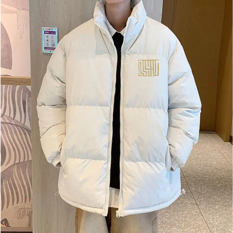 Oversized Thickened Coat Men Loose Jackets Warm Parkas Solid Color Winter Street Korean Windproof Stand Collar Parkas Male Coats
Oversized Thickened Coat Men Loose Jackets Warm Parkas Solid Color Winter Street Korean Windproof Stand Collar Parkas Male Coats