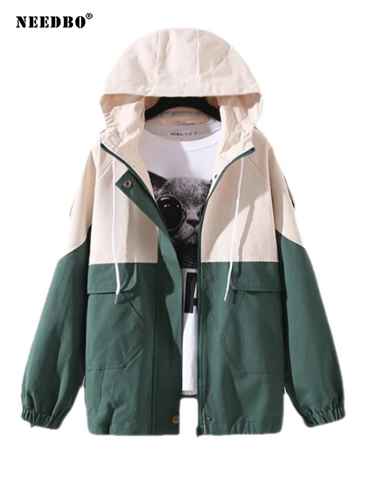 NEEDBO Jacket Women Hooded Coat Sun Protection Clothing Fashion Casual Zipper Thin Windbreaker Loose Outerwear Casual Tops small
NEEDBO Jacket Women Hooded Coat Sun Protection Clothing Fashion Casual Zipper Thin Windbreaker Loose Outerwear Casual Tops small